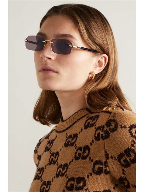 gucci sunglasses rectangle frame|gucci oversize rectangular sunglasses.